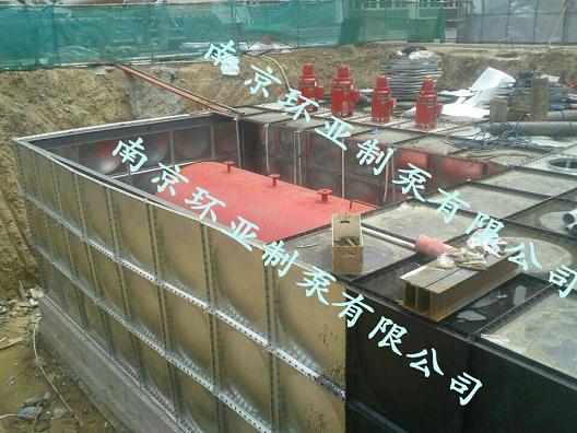 深井消防泵地埋式水箱.jpg 干式電機消防泵-南京環(huán)亞制泵有限公司(地埋式水箱之友)(圖1)