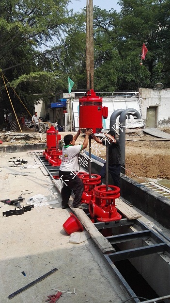 北京“工業(yè)大學項目”用“深井消防泵”調(diào)試完畢(圖2)