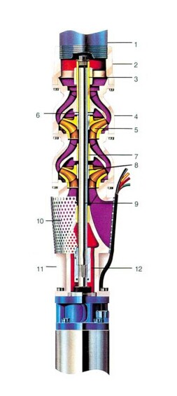 井用潛水泵(圖1) 井用潛水泵(圖1)